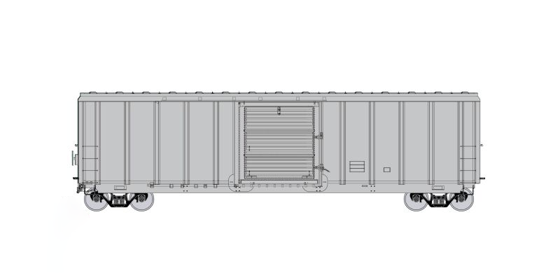 Exactrail Platinum EP80900 HO Scale PS 5344 Boxcar Undecorated