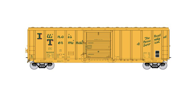 Exactrail Platinum EP80916-4 HO Scale PS 5344 Boxcar Illinois Terminal IT 8181