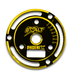 EXALT 0233G Black Phoenix Endplate with Gold Chamfered Edges
