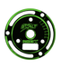 EXALT 0233GR Black Phoenix Endplate with Green Chamfered Edges