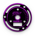 EXALT 0233P Black Phoenix Endplate with Purple Chamfered Edges