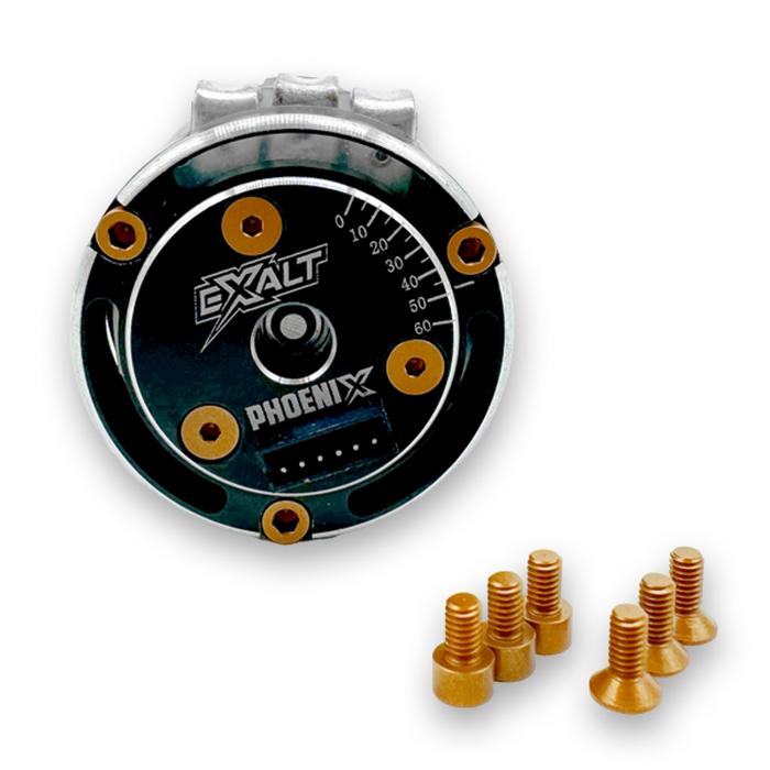 EXALT 0242G Complete Spec Motor Gold Aluminum Screw Kit
