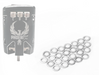 EXALT 234 Machined Aluminum Rotor Shims (25 Pack)