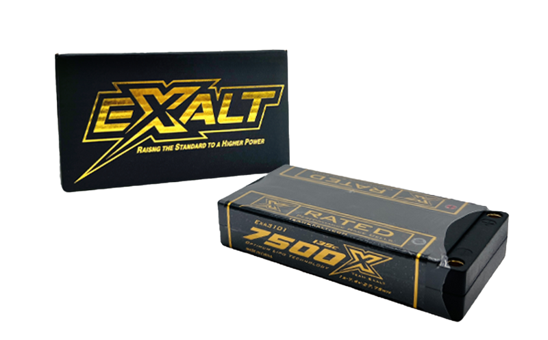 EXALT 3101 1S 3.7V 7500MAH 135C X-Rated LiPo Battery Series