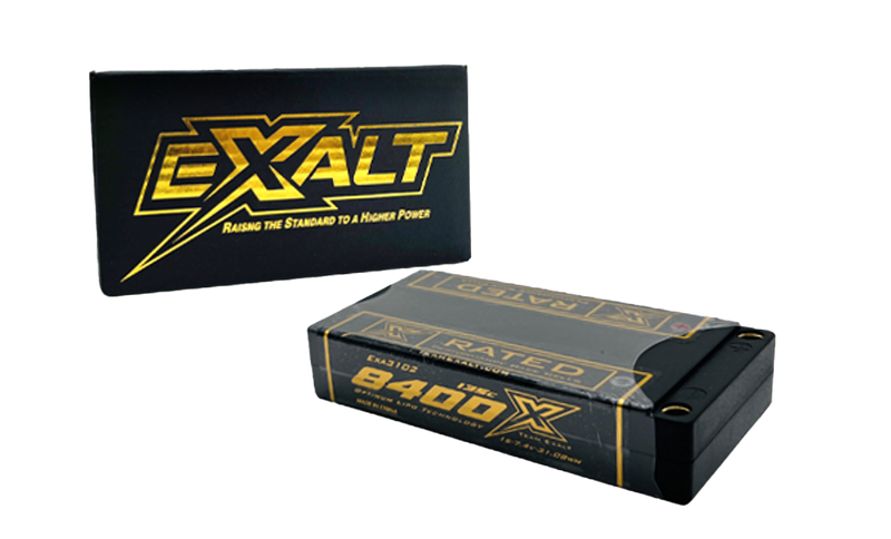 EXALT 3102 1S 3.7V 8400MAH 135C X-Rated LiPo Battery Series