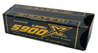EXALT 3402 4S 14.8V 5900MAH 135C LCG Stick w/5mm Bullets, X-Rated LiPo Battery Series