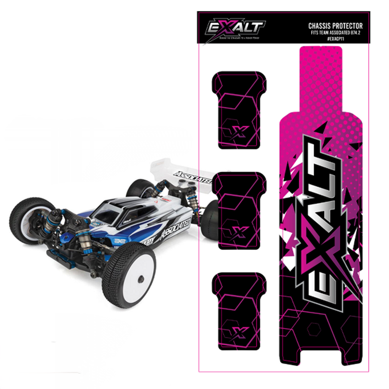 EXALT CP11 Chassis Protector Skins, for AE B74.2 D/C