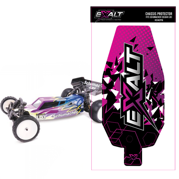 EXALT CP16 Chassis Protector Skins, for Schumacher LD3