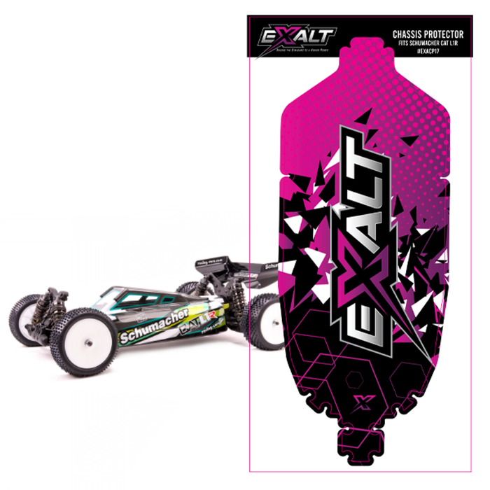EXALT CP17 Chassis Protector Skins, for Schumacher Cat L1R