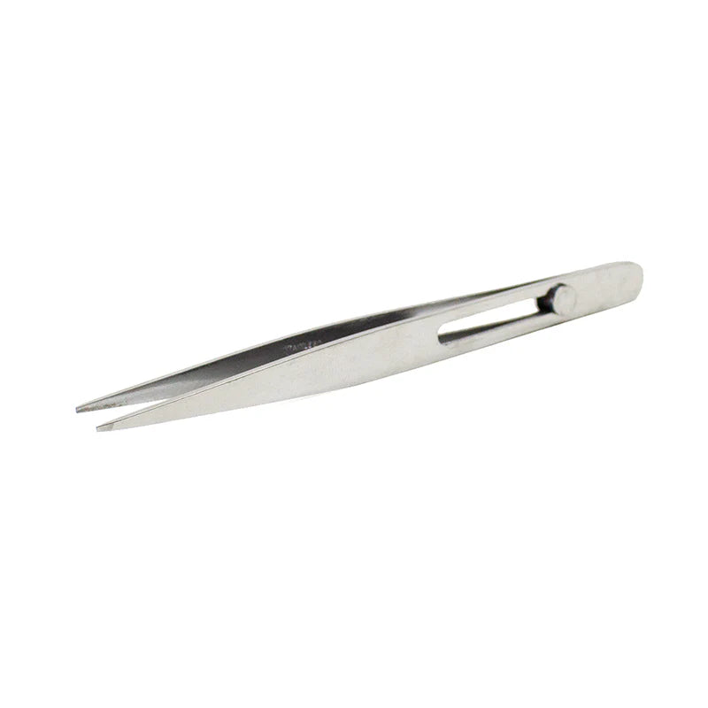 Excel 30411 Stainless Steel Tweezer, 4-3/4" Slide