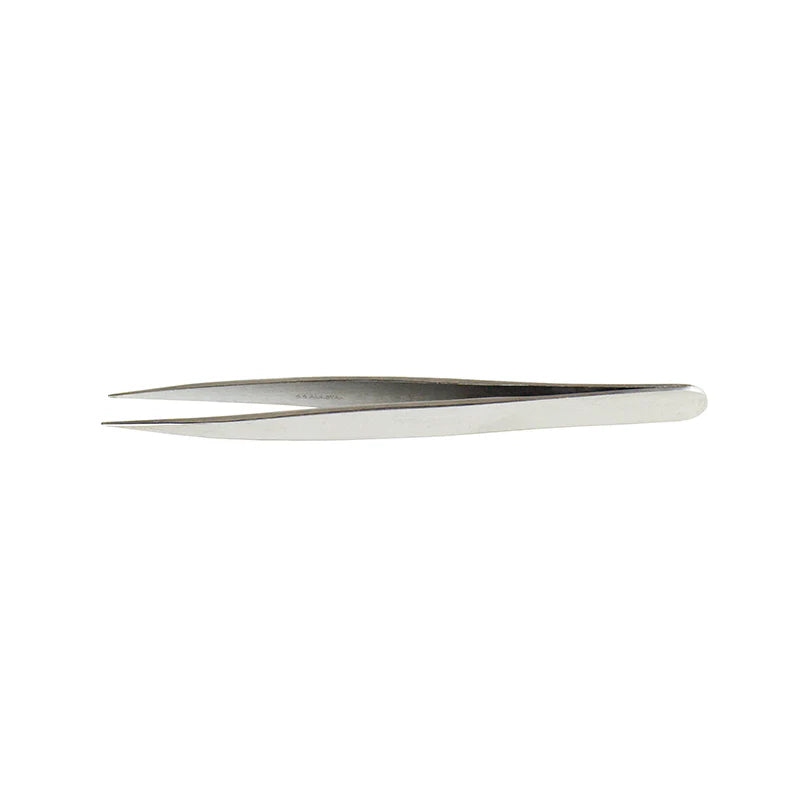 Excel 30412 Stainless Steel Tweezer, 4-3/4" Sharp