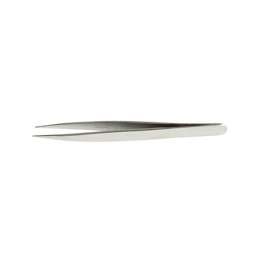 Excel 30412 Stainless Steel Tweezer, 4-3/4" Sharp
