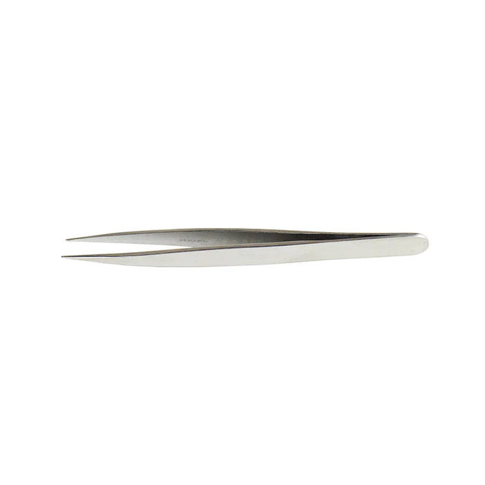 Excel 30412 Stainless Steel Tweezer, 4-3/4" Sharp