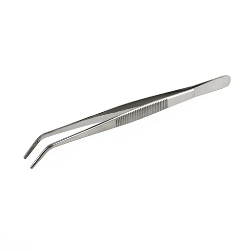 Excel 30415 Stainless Steel Tweezer, 6" Curved
