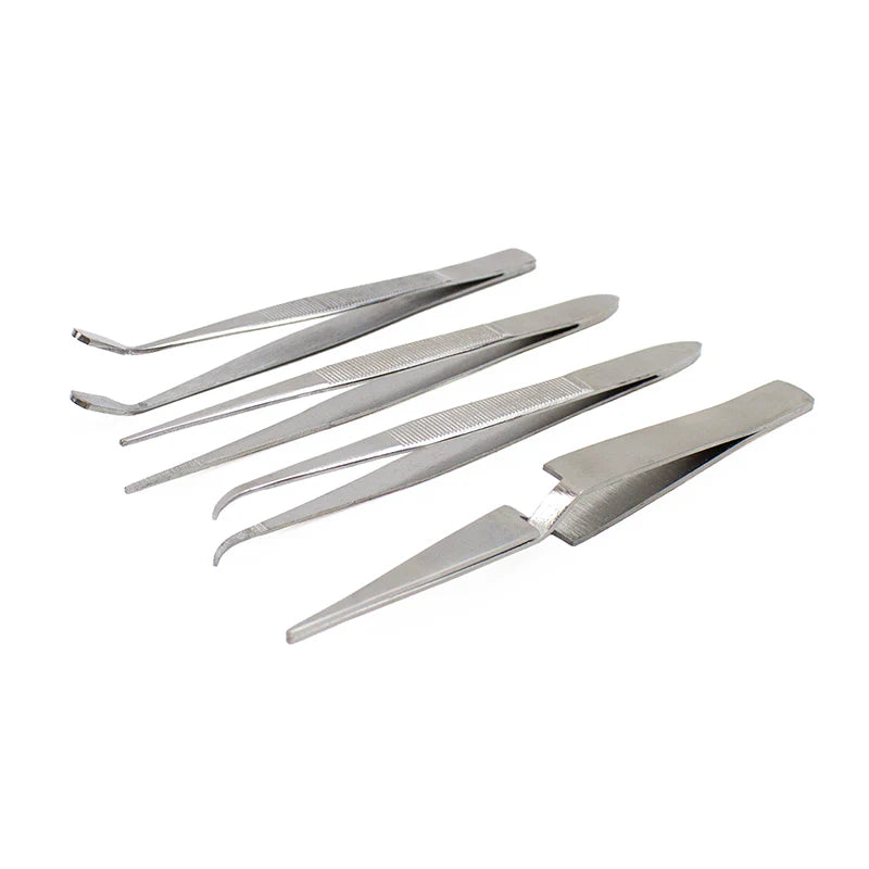 Excel 30416 4 Piece Tweezer Set