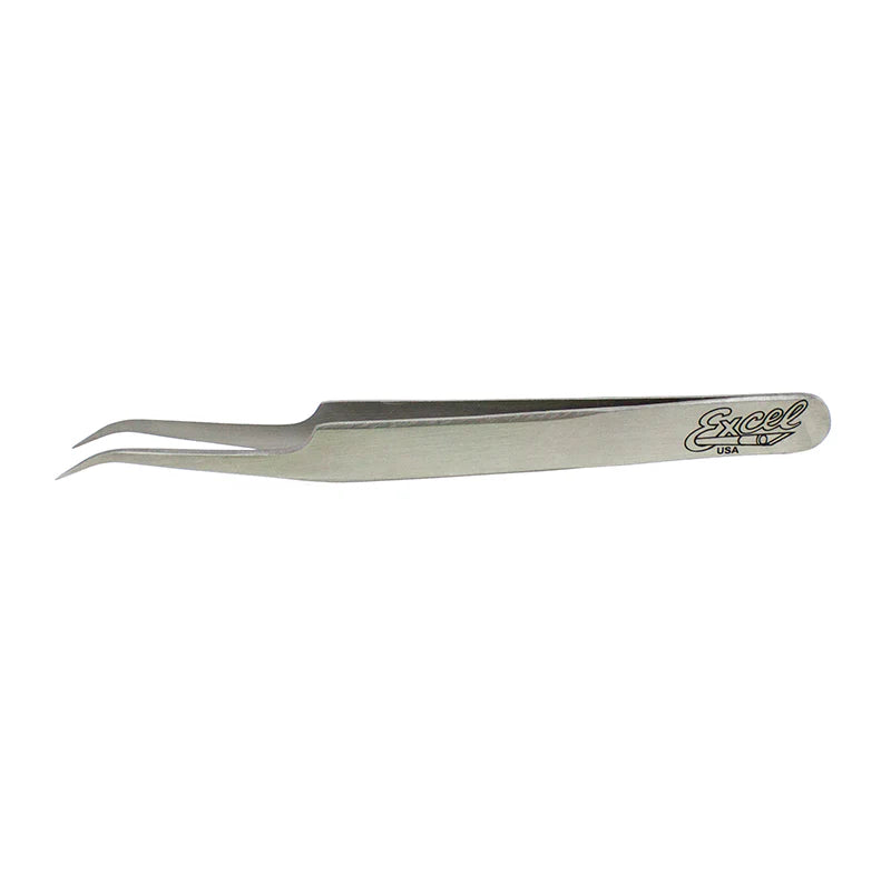 Excel 30417 Slant Point Tweezers, Polished