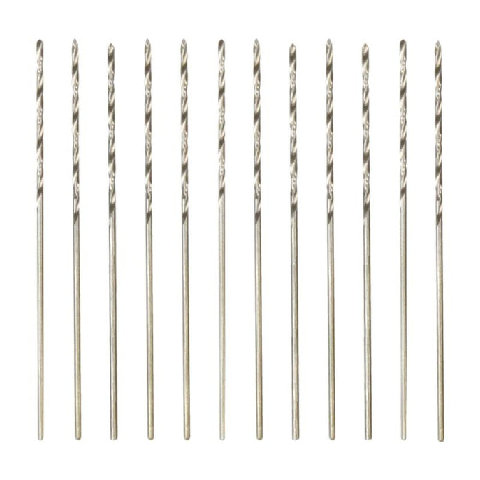 Excel 50076 High Speed Twist Drills #76 12 Pack