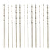 Excel 50076 High Speed Twist Drills #76 12 Pack