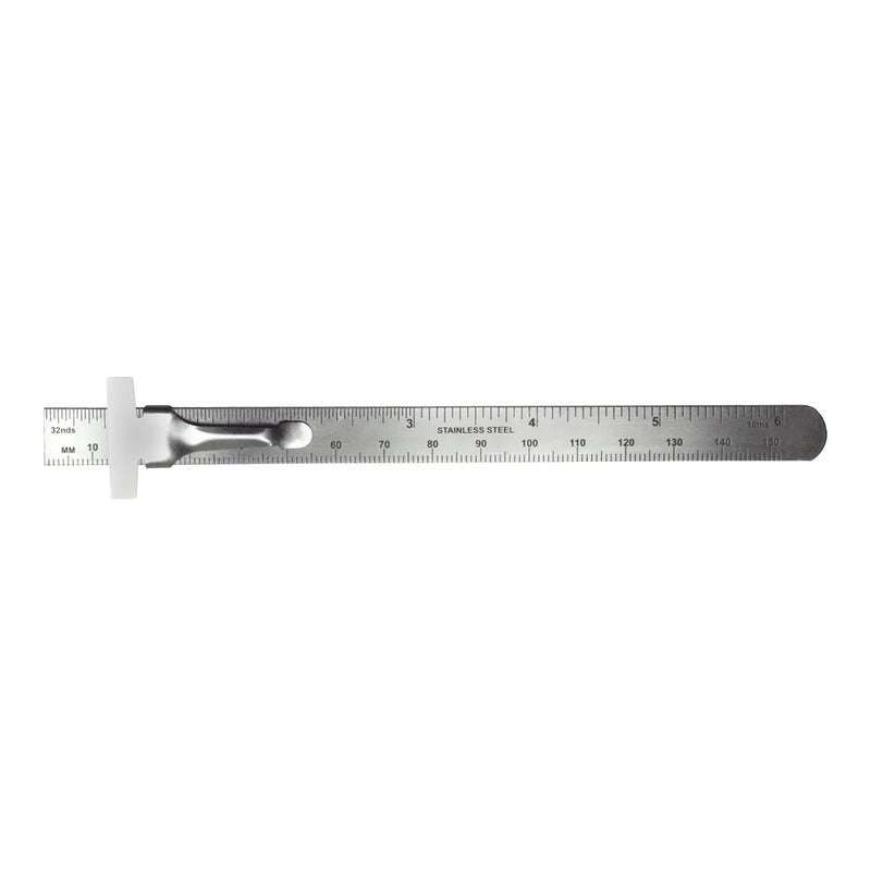 Excel 55677 6" Stainless Steel Steel Ruler