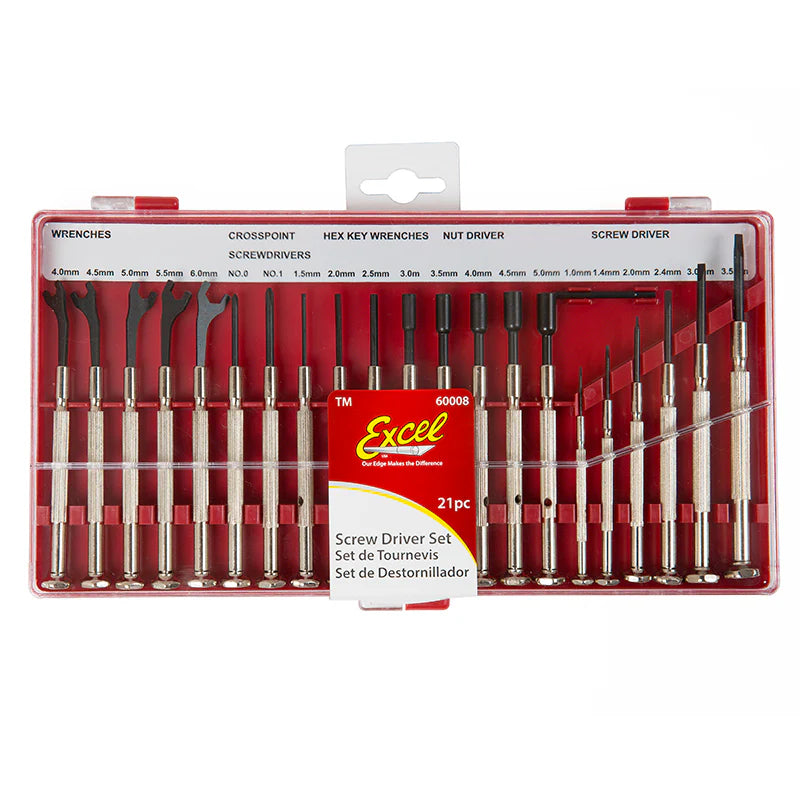 Excel 60008 21 Piece Mini Tool Set