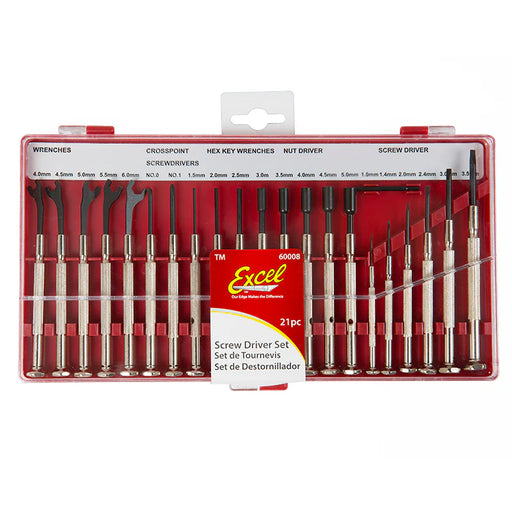 Excel 60008 21 Piece Mini Tool Set
