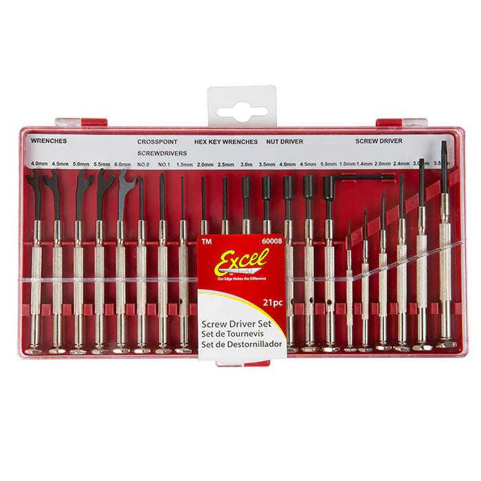 Excel 60008 21 Piece Mini Tool Set