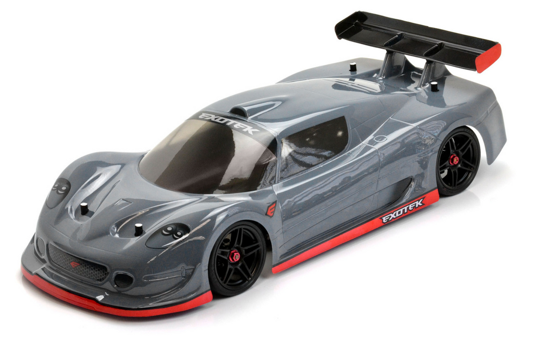 Exotek 2129 1/10 USGT GTF 194mm Clear Body with Wing