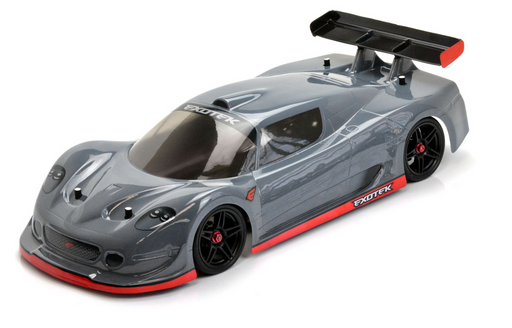 Exotek 2129 1/10 USGT GTF 194mm Clear Body with Wing