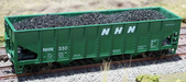 F&N Hobbies 81217 HO Scale Coal Load for Athearn/MDC 40' 3 Bay Hopper (2 Pack)