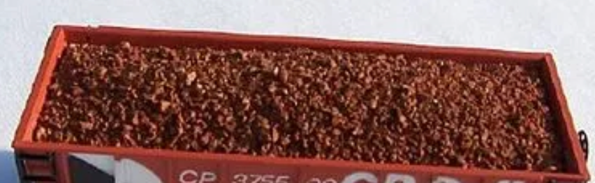 F&N Hobbies 81227 HO Scale Ore Load for Athearn 22' Taper Side Ore Car (2 Pack)