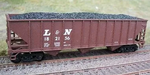F&N Hobbies 81408 HO Scale Coal Load for Bowser/Stewart 70 Ton 12 Panel Hopper (2 Pack)