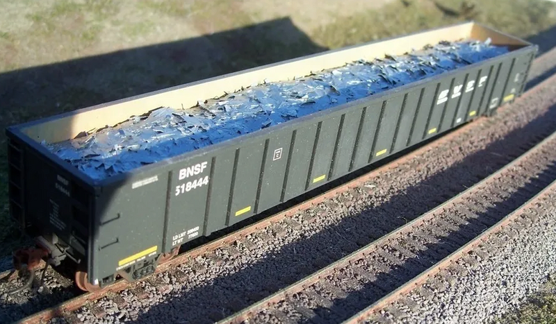 F&N Hobbies 81506 HO Scale Scrap Aluminum Load for Exactrail 3267 cu ft Gondola