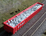 F&N Hobbies 81508 HO Scale Scrap Aluminum Load for Exactrail 65' Gondola