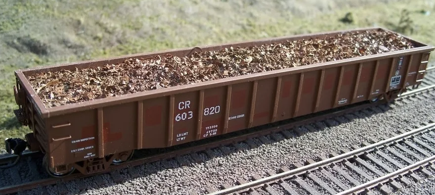 F&N Hobbies 81514 HO Scale Scrap Metal Load for Exactrail 2244 cu ft Gondola