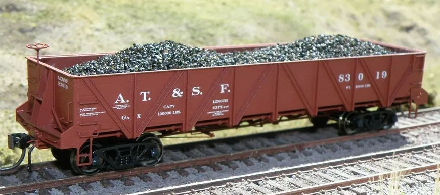 F&N Hobbies 81655 HO Scale Coal Load Intermountain Caswell Gondola (2 Pack)
