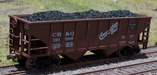 F&N Hobbies 81700 HO Scale Coal Load for Walther's 36' 2 Bay Hopper Car (2 Pack)