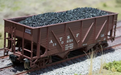 F&N Hobbies 81722 HO Scale Coal Load for Walthers 2 Bay War Emergency Hopper (2 Pack)