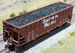 F&N Hobbies 81723 HO Scale Coal Load for Walthers 100 Ton 3 Bay Hopper (2 Pack)