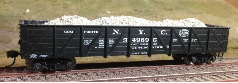 F&N Hobbies 81727 HO Scale Gravel Load for Walthers 40' 50 Ton Gondolas (2 Pack)