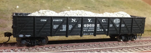 F&N Hobbies 81727 HO Scale Gravel Load for Walthers 40' 50 Ton Gondolas (2 Pack)