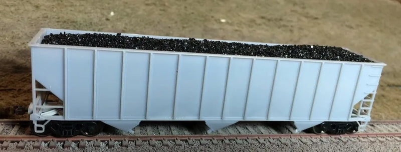 F&N Hobbies 81728 HO Scale Coal Load for Walthers 100 Ton 4000 cu ft 3 Bay Hopper (2 Pack)