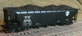 F&N Hobbies 81920 HO Scale Coal Load for BLI 70 Ton 4 Bay Hopper (2 Pack)