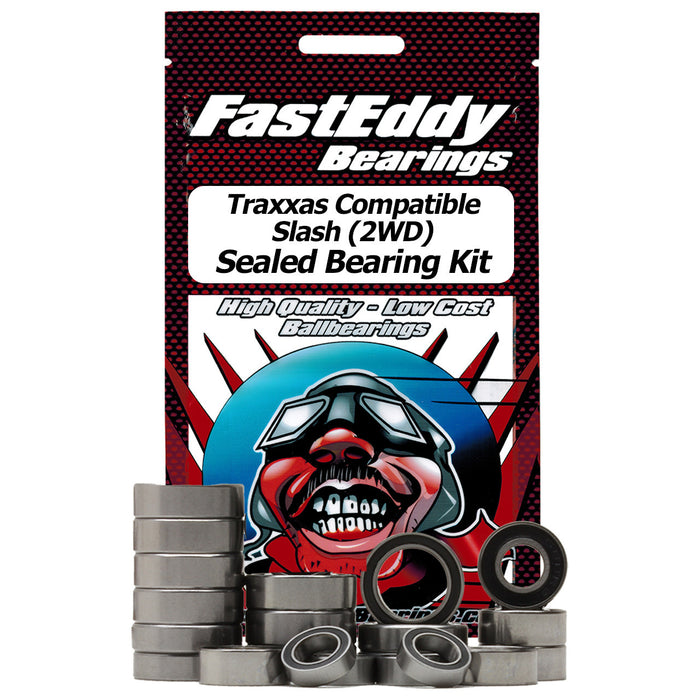 Fast Eddy Bearings TFE2228 Traxxas Slash 2WD Sealed Bearing Kit