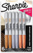 Fine Metallic Gold, Silver, and Bronze Sharpie Marker (6 Pack)