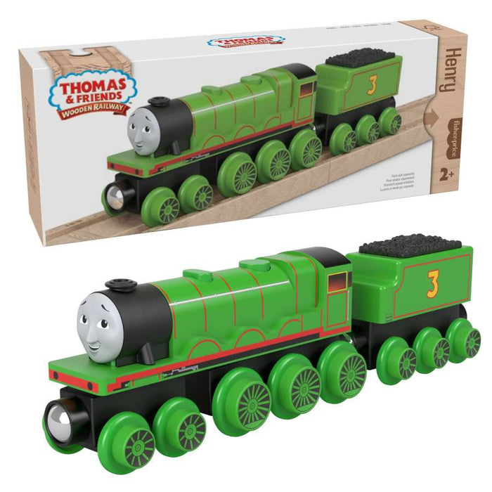 Fisher Price Thomas & Friends Wooden Railway Henry The Loco