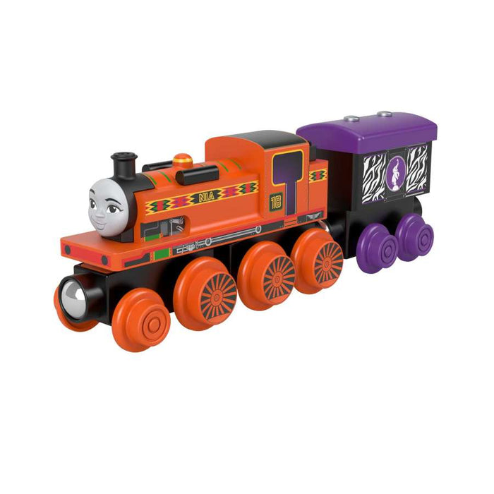 Fisher Price Thomas & Friends Wooden Railway Nia The Loco and Car