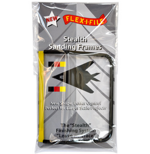 Flex-I-File 007A Stealth Sanding Frames - Single Frame & Abrasive Tapes