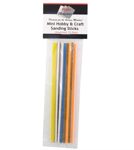 Flex-I-File 101 Mini Hobby & Craft Sticks (15 Pack)