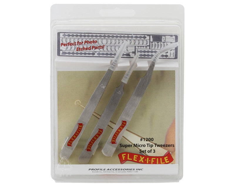 Flex-I-File 1200 Super Micro Tip Tweezer (3 Pack)