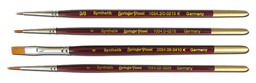 Flex-I-File 2054 Paint Brush Set 3/0 0 2 6 (4 Pack)